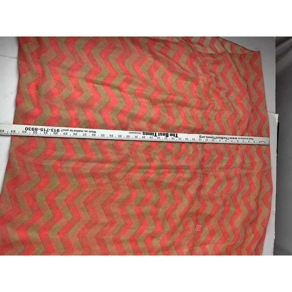 Coral Beige Chevron Infinity Scarf Lightweight Sheer Loop Scarf Women’s